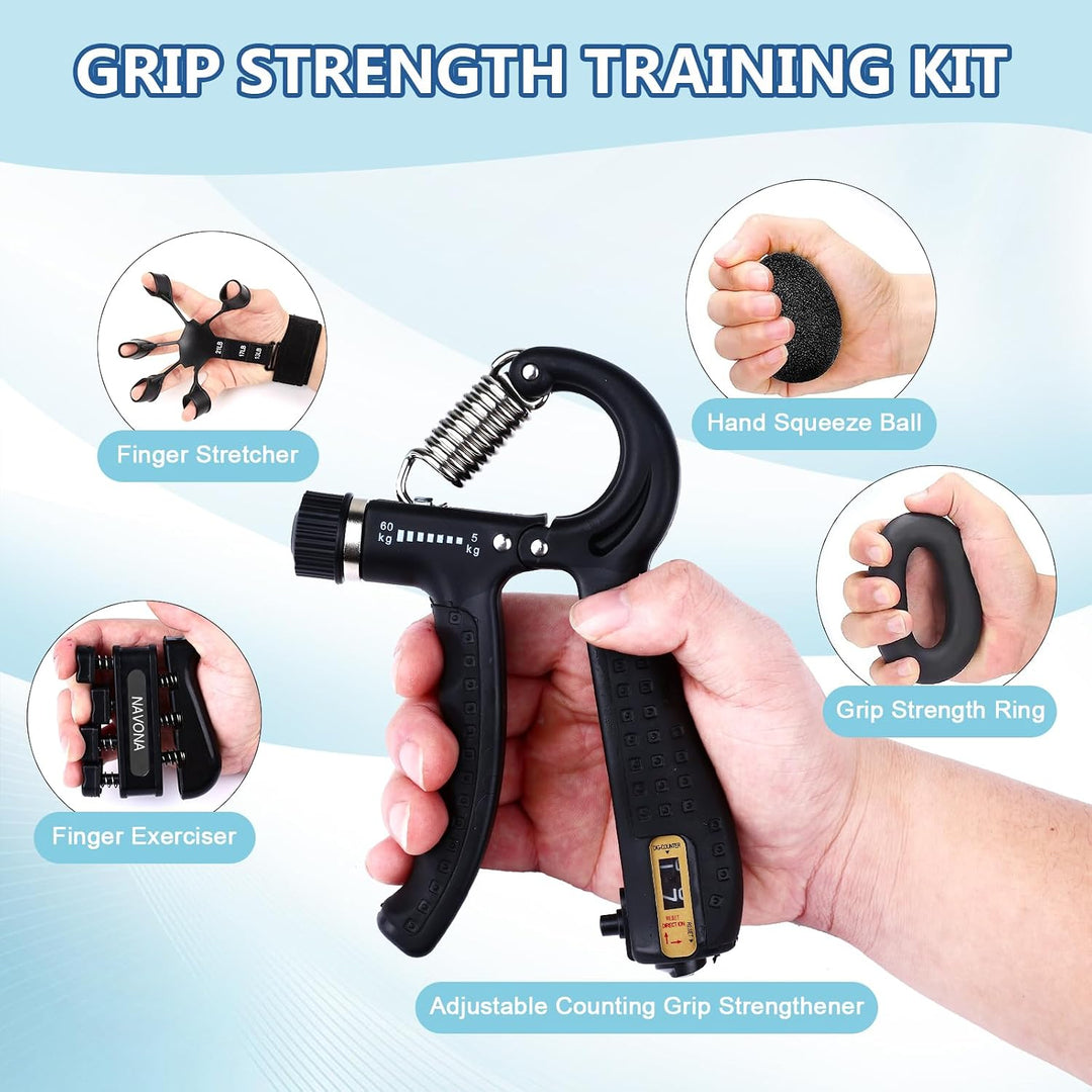 PowerGrip 5-Piece Set – Hand & Forearm Strength