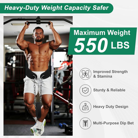 Weight Lifting Belt for Men & Women – Adjustable Gym Belt