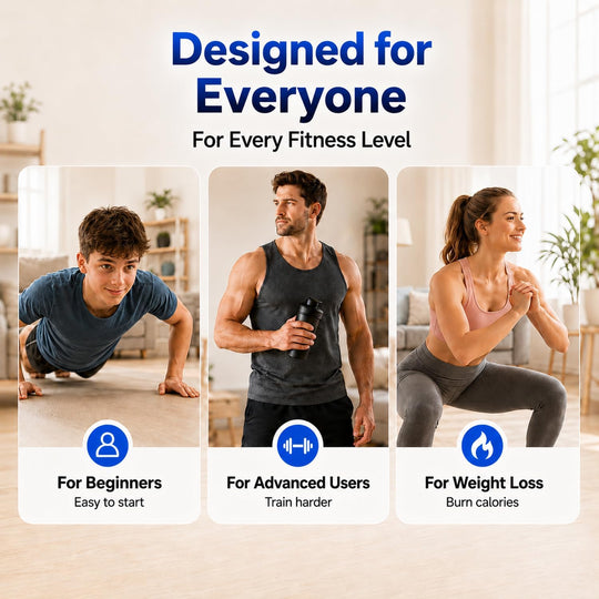 Thrive On™ Strength Board – Adjustable Foldable Push Up Trainer with Built-In Rep Counter