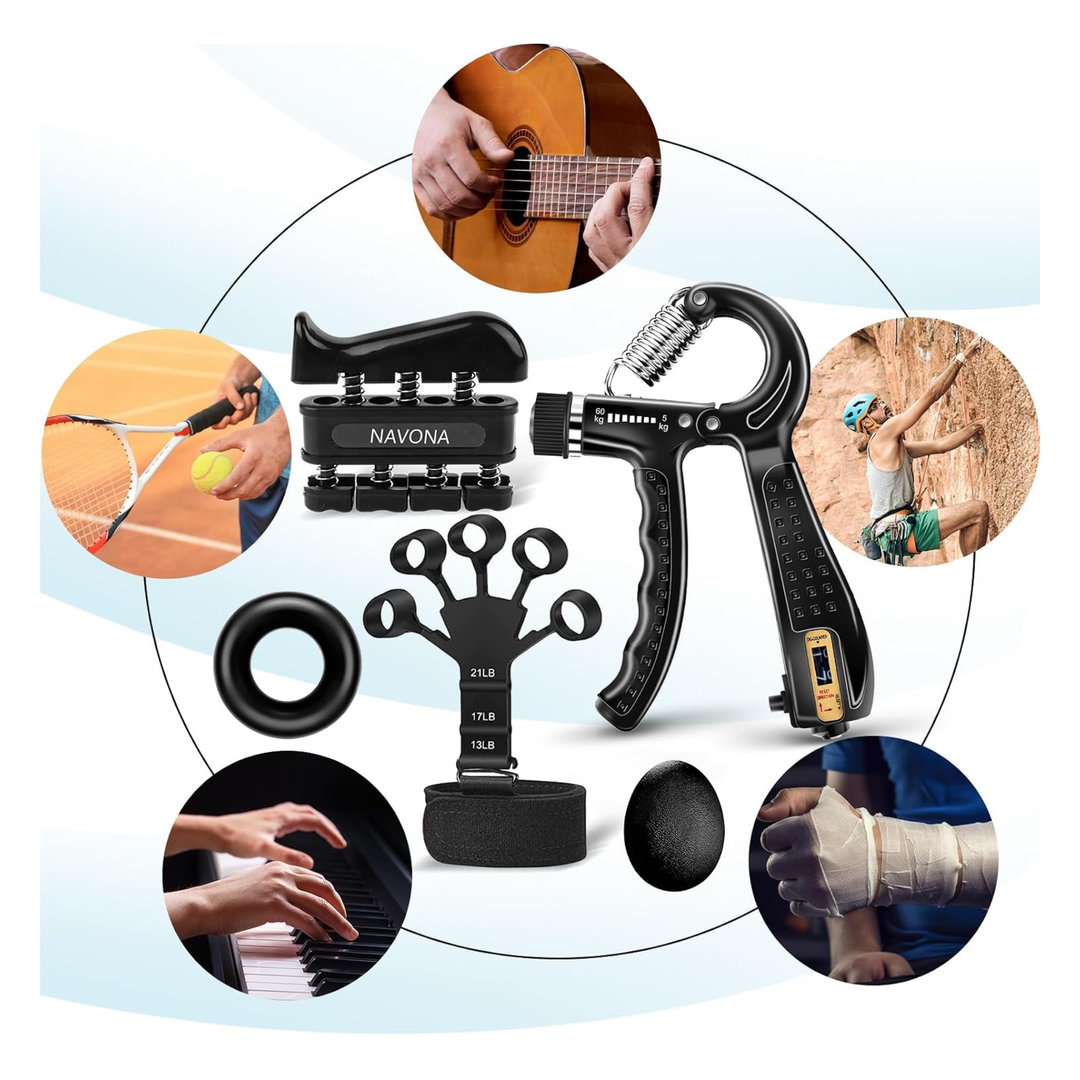 PowerGrip 5-Piece Set – Hand & Forearm Strength