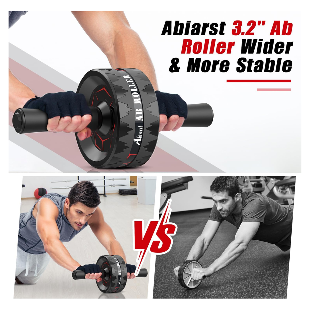 Dual-Wheel Ab Roller – Core Strength Trainer for Full Body