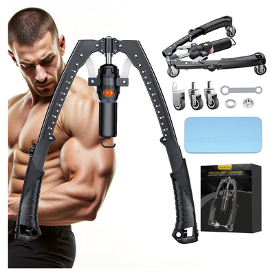 3-in-1 Hydraulic Twister Arm Trainer – Adjustable 22–440 lbs Chest Expander